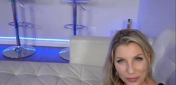  Ashley Fires feels naughty when she saw her stepson seduces him spreading her legs on the couch and taking his cock in her MILF love tunnel.